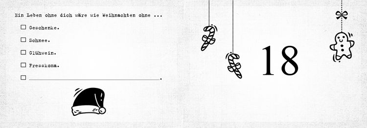 Produktbild: Was ich an dir liebe &ndash; Adventskalender. Hardcover-Ausgabe