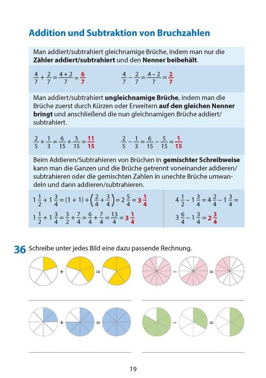 Produktbild: Rechnen und Textaufgaben - Gymnasium 6. Klasse, A5-Heft
