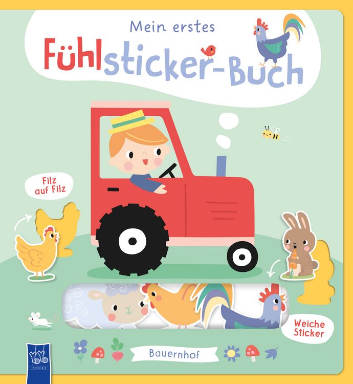Produktbild: Mein erstes F&uuml;hlsticker-Buch - Bauernhof