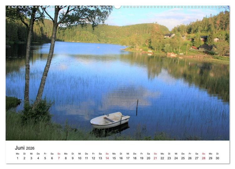 Produktbild: S&uuml;dnorwegen - von Kristiansand bis Stavanger (hochwertiger Premium Wandkalender 2026 DIN A2 quer), Kunstdruck in Hochglanz