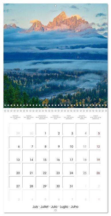 Produktbild: Teton National Park (Wall Calendar 2026 12 &times; 12 Inch) CALVENDO 12 Month Wall Calendar