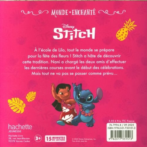 Produktbild: Stitch : la f&ecirc;te des fleurs