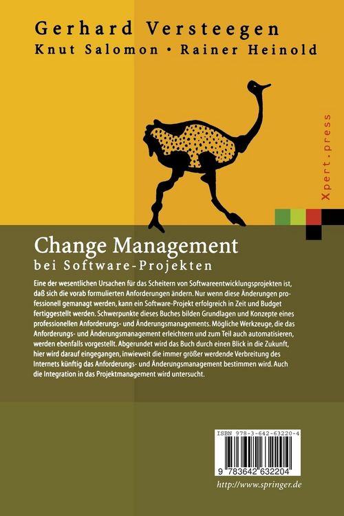 Produktbild: Change Management bei Software Projekten