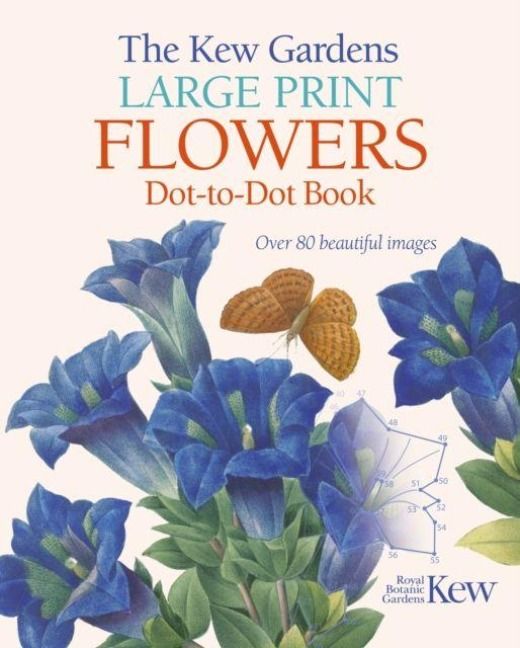 Produktbild: Kew Gardens Large Print Flowers Dot-to-Dot Book