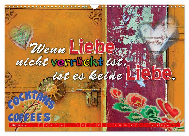 Produktbild: So sch&ouml;n, dass es dich gibt (Wandkalender 2026 DIN A3 quer), CALVENDO Monatskalender