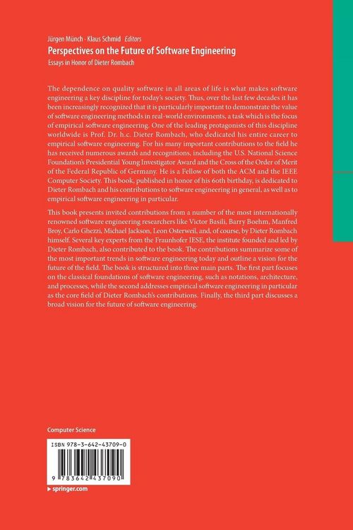 Produktbild: Perspectives on the Future of Software Engineering
