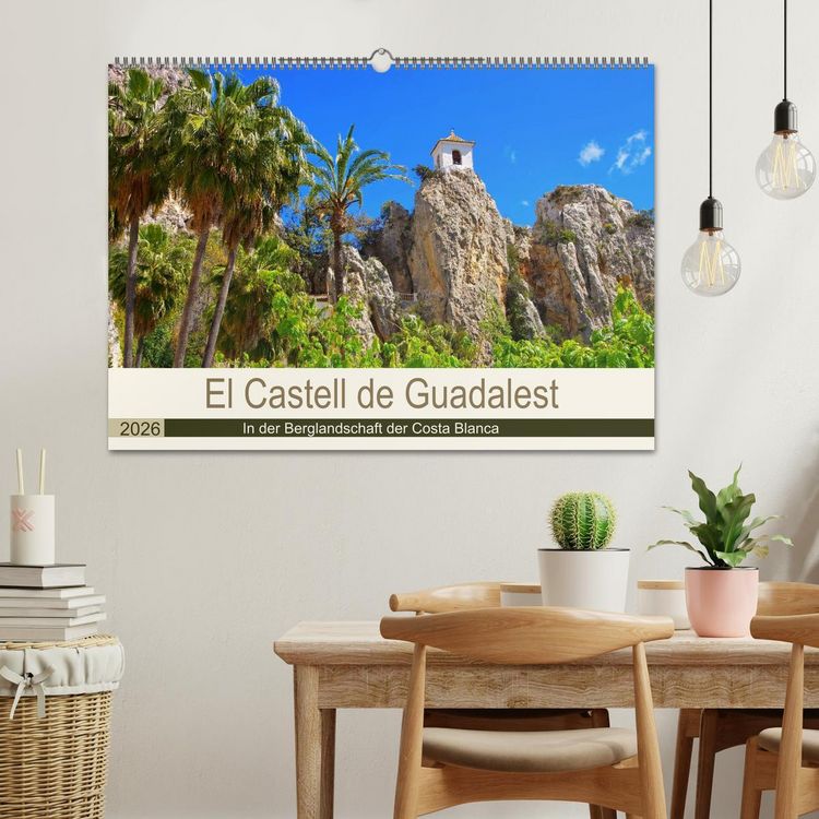 Produktbild: El Castell de Guadalest - In der Berglandschaft der Costa Blanca (Wandkalender 2026 DIN A2 quer), CALVENDO Monatskalender