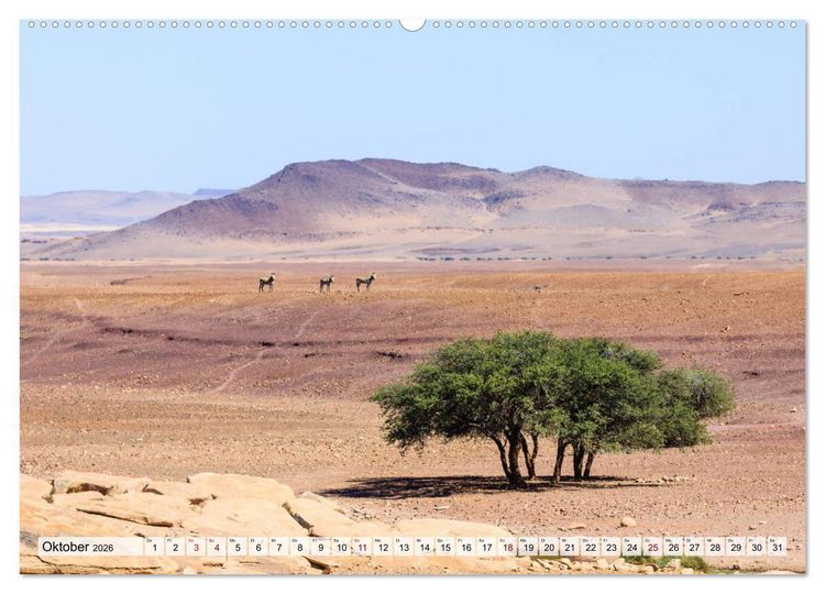 Produktbild: Namibia - Kunene (hochwertiger Premium Wandkalender 2026 DIN A2 quer), Kunstdruck in Hochglanz