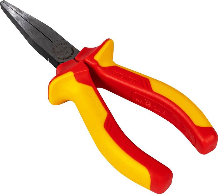 Produktbild: Br&uuml;der Mannesmann M10609 VDE Flachzange Chrom-Vanadium Stahl 160mm