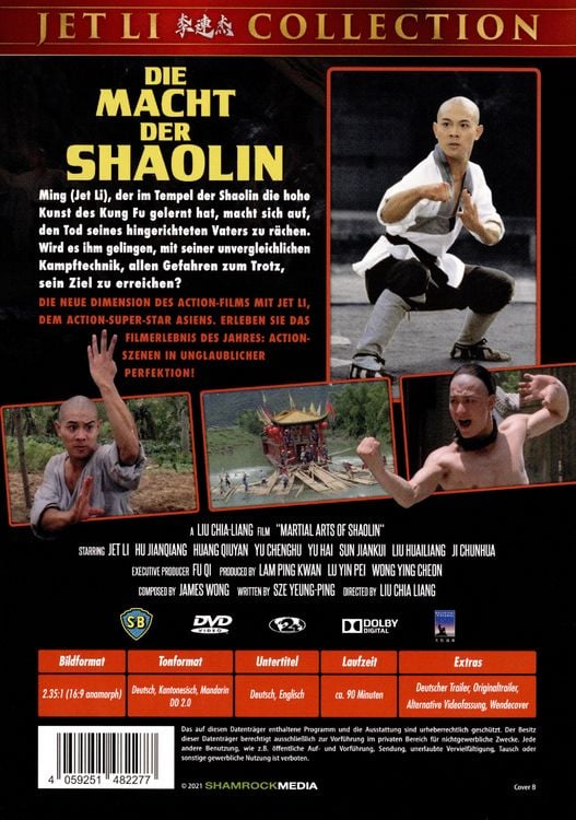 Produktbild: Die Macht der Shaolin - Cover B (uncut)
