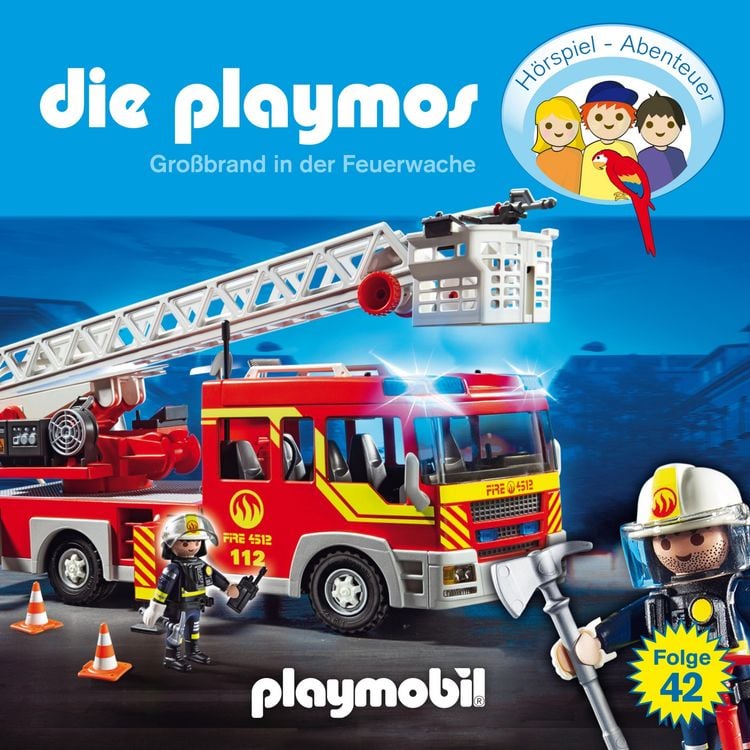 Bild vom Artikel Die Playmos - Das Original Playmobil Hörspiel, Folge 42: Großbrand in der Feuerwache vom Autor David Bredel