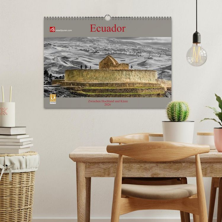 Produktbild: Ecuador 2026 Zwischen Hochland und K&uuml;ste (Wandkalender 2026 DIN A3 quer), CALVENDO Monatskalender