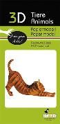 Produktbild: 3D Papiermodell. Katze rotbraun