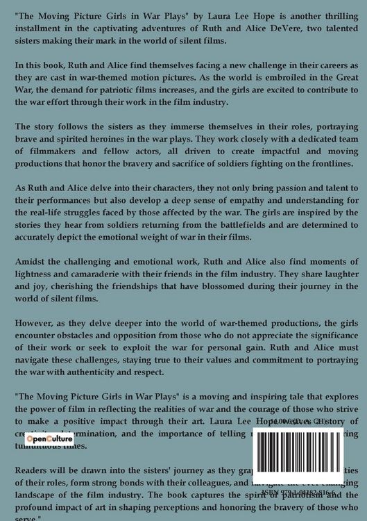 Produktbild: The Moving Picture Girls in War Plays