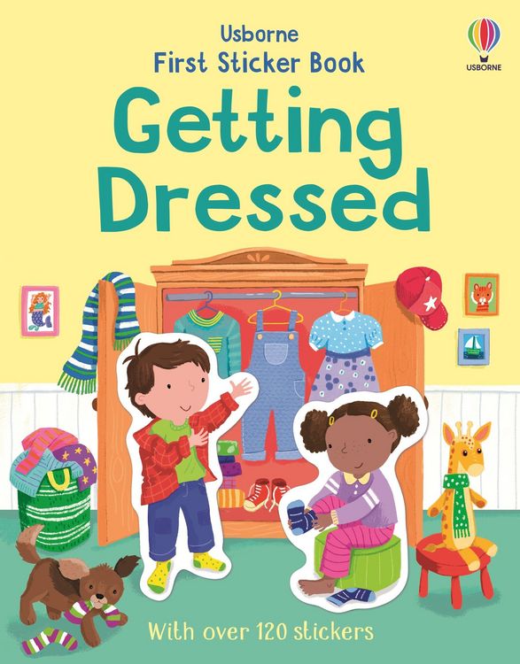 Produktbild: First Sticker Book Getting Dressed
