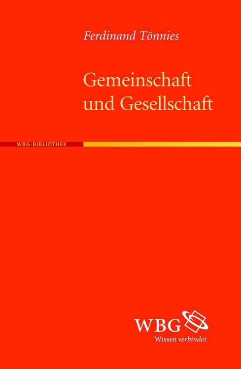 Produktbild: Gemeinschaft und Gesellschaft