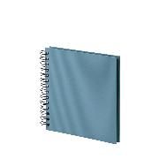 Produktbild: S.O.H.O. Denim - Wire-o Fotoalbum 60/180 x 180 mm, schwarz