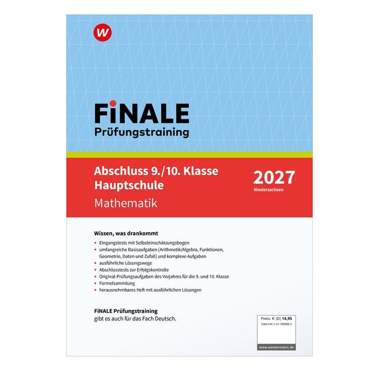 Produktbild: FiNALE Pr&uuml;fungstraining Abschluss 9./10. Klasse Hauptschule Niedersachsen
