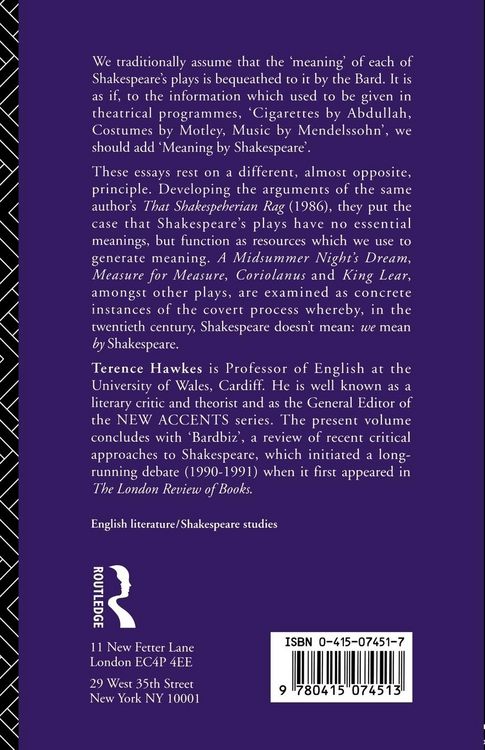 Produktbild: Meaning by Shakespeare