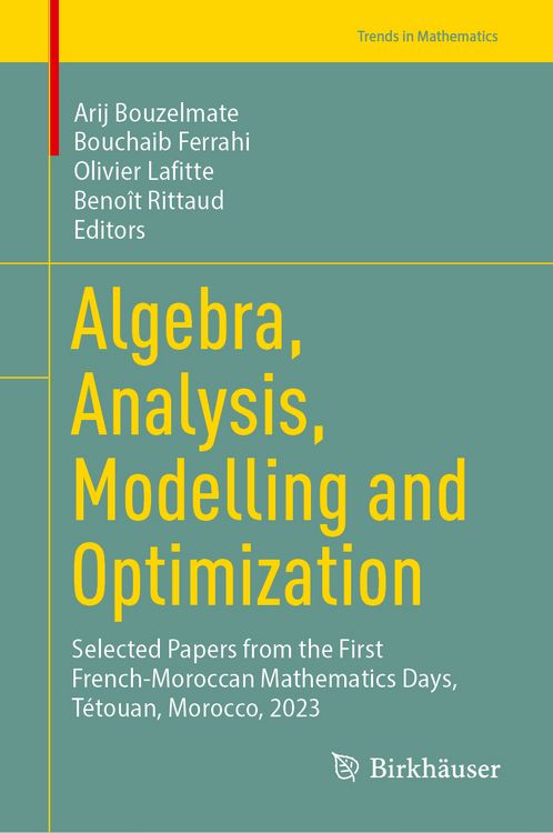 Produktbild: Algebra, Analysis, Modelling and Optimization