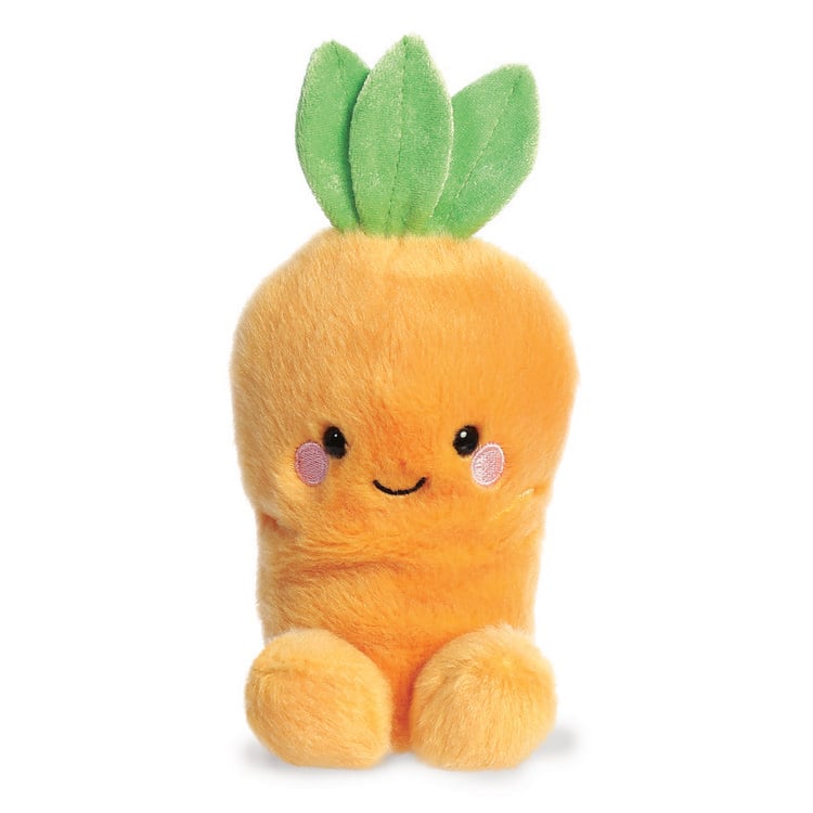 Produktbild: Aurora 82054 - Palm Pals Karotte Cheerful, Pl&uuml;schfigur, 13 cm