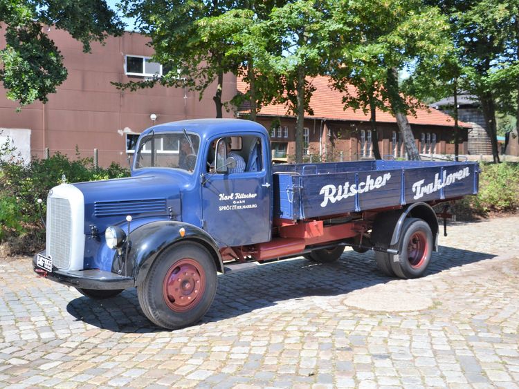 Produktbild: CALVENDO Puzzle Mercedes Benz L 312 (1956) 1000 Teile Lege-Gr&ouml;&szlig;e 64 x 48 cm Foto-Puzzle Bild von G&uuml;nther Kl&uuml;nder