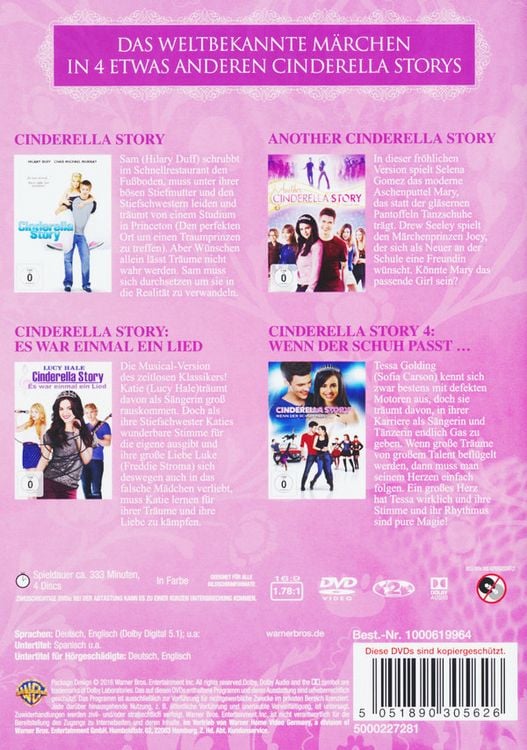 Produktbild: Cinderella Story - Boxset 1-4 [4 DVDs]