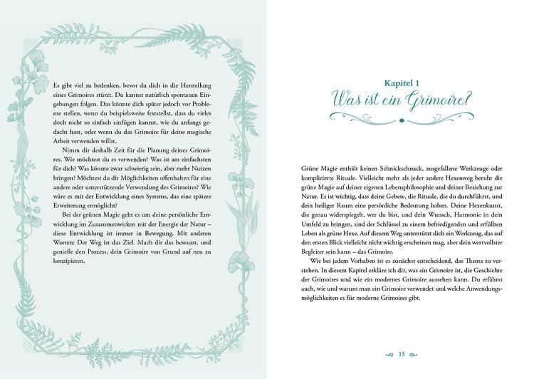 Anleitung für dein Buch der grünen Magie
