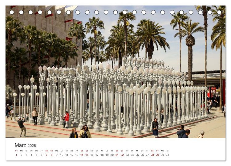 Produktbild: Kalifornien Bilder aus Los Angeles (Tischkalender 2026 DIN A5 quer), CALVENDO Monatskalender