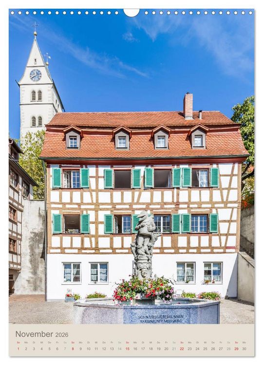 Produktbild: MEERSBURG UND KONSTANZ Historie am Bodensee (Wandkalender 2026 DIN A3 hoch), CALVENDO Monatskalender