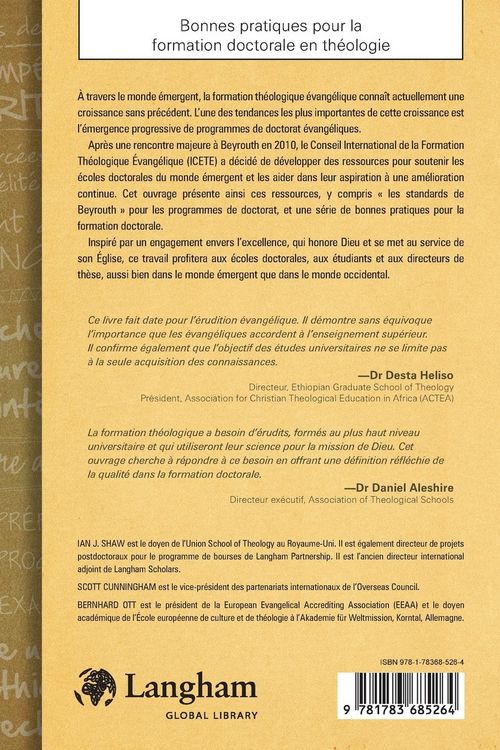 Produktbild: Bonnes pratiques pour la formation doctorale en th&eacute;ologie