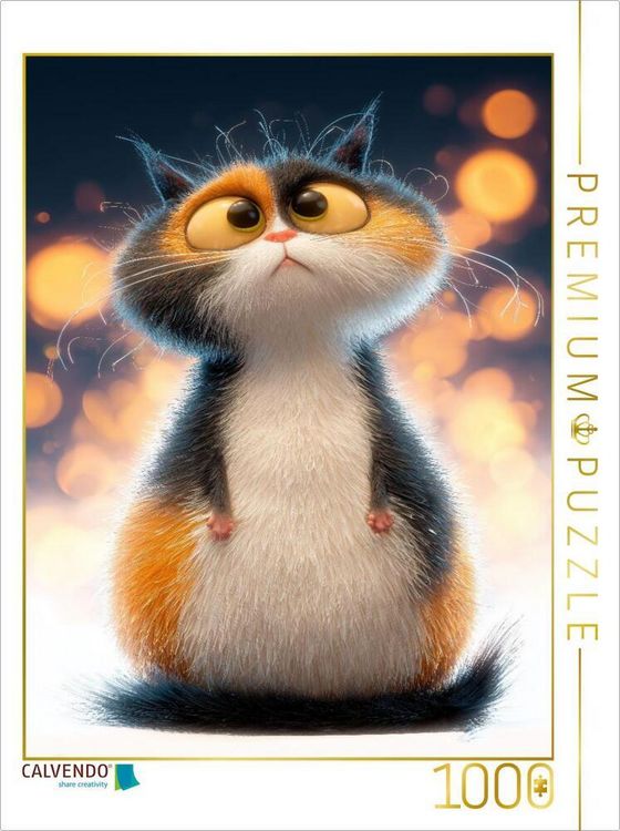 Produktbild: CALVENDO Puzzle Ein Motiv aus dem Kalender Miau & Mauz | 1000 Teile Lege-Gr&ouml;&szlig;e 64x48cm Foto-Puzzle f&uuml;r gl&uuml;ckliche Stunden