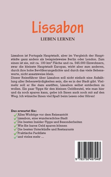 Produktbild: Lissabon lieben lernen: Der perfekte Reisef&uuml;hrer f&uuml;r einen unvergesslichen Aufen