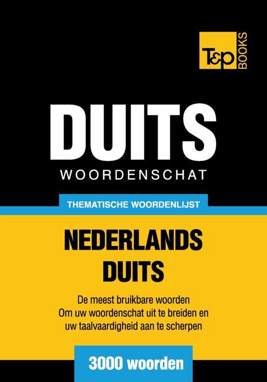 Produktbild: Thematische woordenschat Nederlands-Duits - 3000 woorden