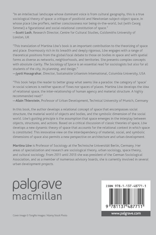 Produktbild: The Sociology of Space