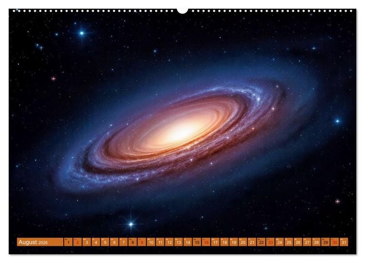 Produktbild: Gammablitze im Universum (Wandkalender 2026 DIN A2 quer), CALVENDO Monatskalender