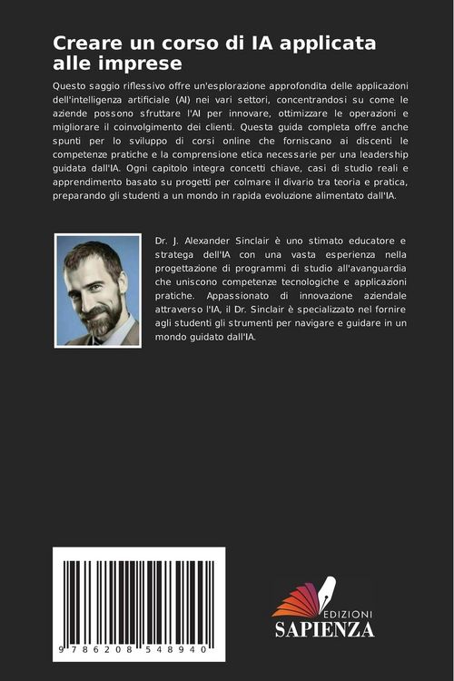 Produktbild: Creare un corso di IA applicata alle imprese