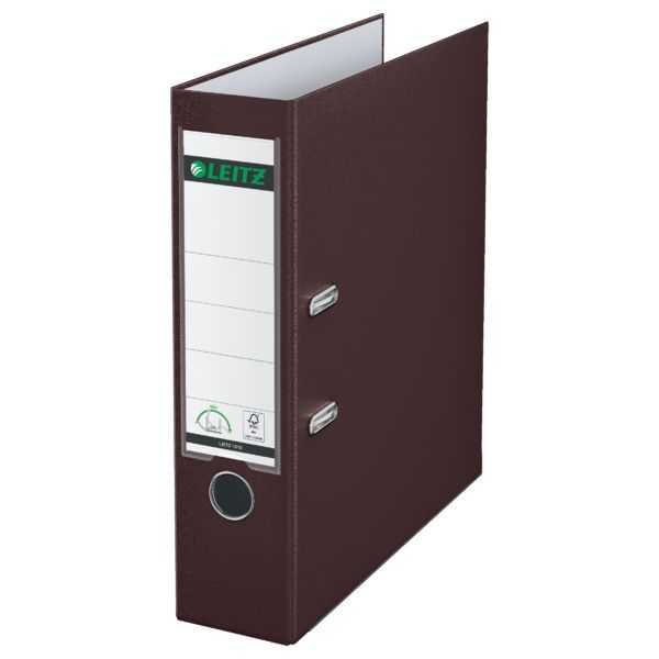 Produktbild: Ordner Leitz 180&deg; 80mm braun