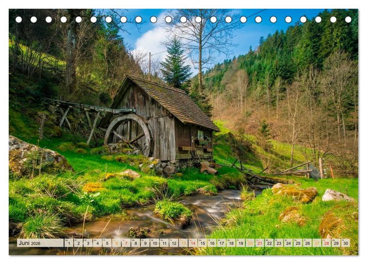 Produktbild: 12 wundersch&ouml;ne Sehensw&uuml;rdigkeiten in Deutschland (Tischkalender 2026 DIN A5 quer), CALVENDO Monatskalender