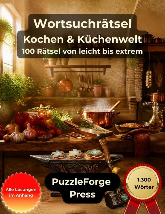 Produktbild: Wortsuchr&auml;tsel - Kochen und K&uuml;chenwelt