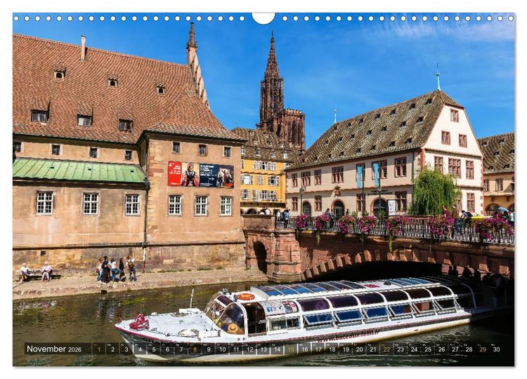 Produktbild: Stra&szlig;burg - ein fotografischer Streifzug (Wandkalender 2026 DIN A3 quer), CALVENDO Monatskalender