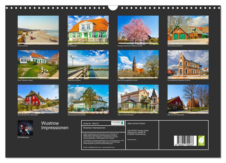 Produktbild: Wustrow Impressionen (Wandkalender 2026 DIN A3 quer), CALVENDO Monatskalender