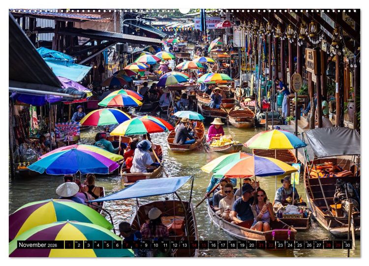 Produktbild: Bangkok - pulsierende Hauptstadt Thailands (Wandkalender 2026 DIN A2 quer), CALVENDO Monatskalender