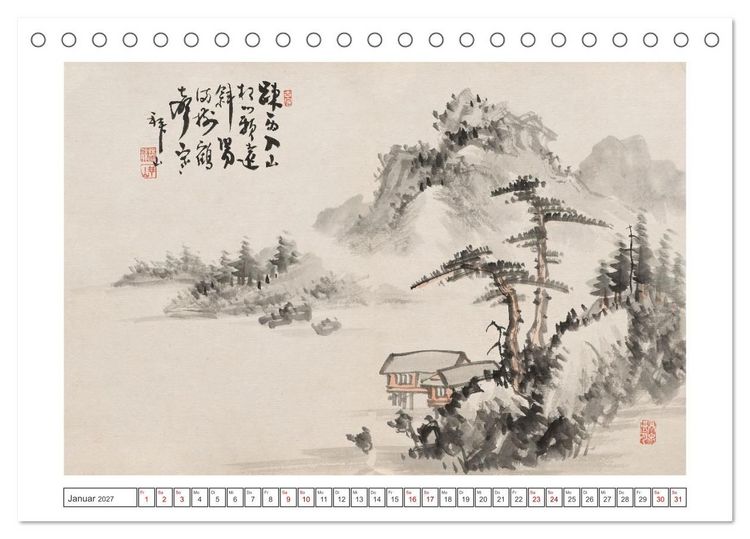 Produktbild: Yoshitsugu Haizan (Tischkalender 2027 DIN A5 quer), CALVENDO Monatskalender
