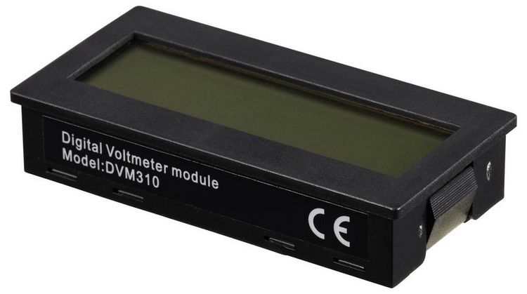 Produktbild: VOLTCRAFT DVM 310 Digitales Einbaumessger&auml;t &plusmn;199.9 mV (beliebig erweiterbar durch Vorschalten von Widerst&auml;nden)