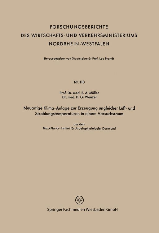 Produktbild: Neuartige Klima-Anlage zur Erzeugung ungleicher Luft- und Strahlungstemperaturen in einem Versuchsraum