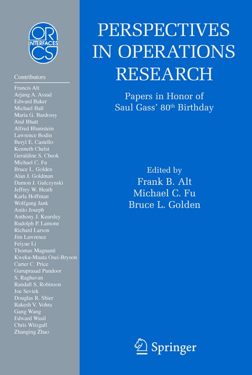 Produktbild: Perspectives in Operations Research