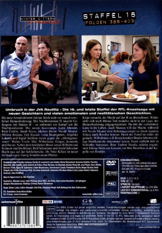 Produktbild: Hinter Gittern - Staffel 16 [4 DVDs]