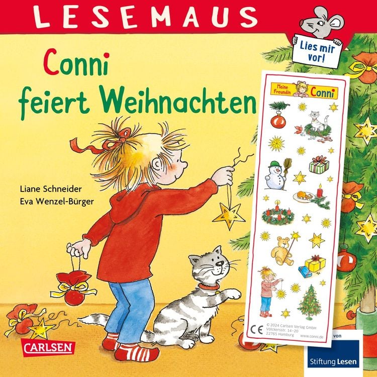 Produktbild: LESEMAUS 58: Conni feiert Weihnachten
