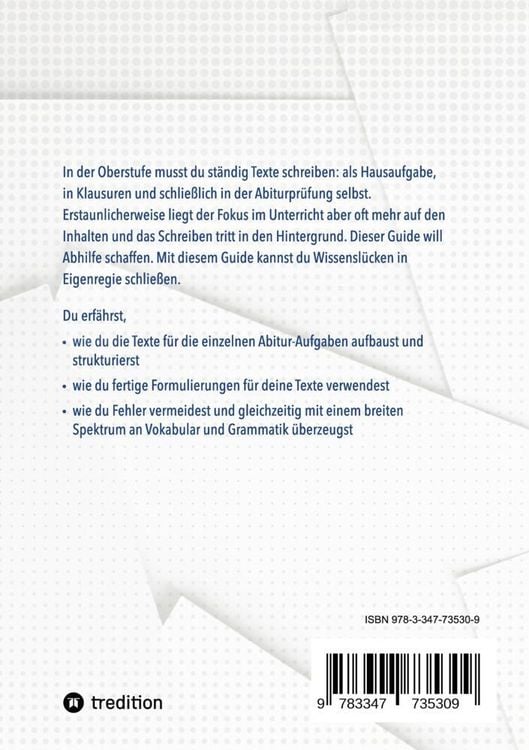 Pocket Guide: Texte Schreiben im Englisch-Abitur